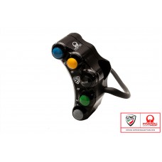 CNC Racing PRAMAC RACING LIMITED EDITION Left Hand Side Billet 8 Button STREET Switch for Ducati Panigale / Streetfighter V4 / S / R / Speciale